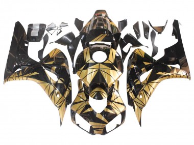 Mejores Carenados Moto Honda CBR1000RR 2006-2007 - Oro Negro Brillante