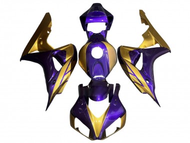 Mejores Carenados Moto Honda CBR1000RR 2006-2007 - Oro Púrpura