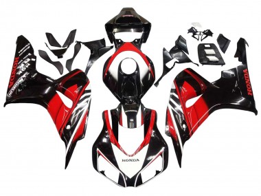 Mejores Carenados Moto Honda CBR1000RR 2006-2007 - Rojo Negro Brillante