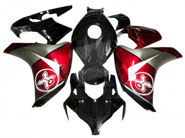 Mejores Carenados Moto Honda CBR1000RR 2008-2011 - Gris Rojo Negro Brillante