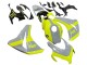 Mejores Carenados Moto Honda CBR1000RR 2008-2011 - Nardo Gris Fluorescent Verde