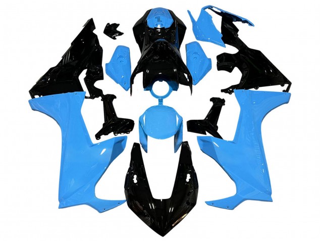Mejores Carenados Moto Honda CBR1000RR 2017-2024 - Azul Negro Brillante