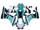 Mejores Carenados Moto Honda CBR1000RR 2017-2024 - Blanco Azul Claro Negro Brillante