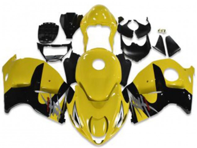 Mejores Carenados Moto Suzuki GSXR 1300 Hayabusa 1996-2007 - Amarillo Negro Plata Rojo