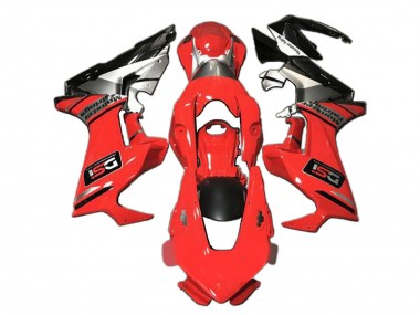 Mejores Carenados Moto Honda CBR1000RR 2017-2024 - Rojo Blanco Plata Negro Brillante DSI