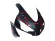 Mejores Carenados Moto Honda CBR600RR 2003-2004 - Rojo Negro Brillante Negro Mate