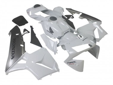 Mejores Carenado Moto Honda CBR600RR 2003-2004 - Plata Blanco