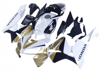 Mejores Carenados Moto Honda CBR600RR 2005-2006 - Oro Blanco Negro