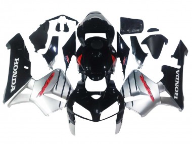 Mejores Carenados Moto Honda CBR600RR 2005-2006 - Plata Negro