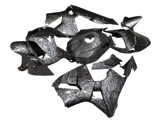 Mejores Carenados Moto Honda CBR600RR 2005-2006 - Negro Falsificado FibraCarbono