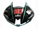 Mejores Carenado Moto Honda CBR600RR 2013-2023 - Azul Verdoso Negro Brillante Petronas 20