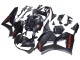 Mejores Carenados Moto Honda CBR600RR 2013-2023 - Negro Mate Rojo Calcomanías