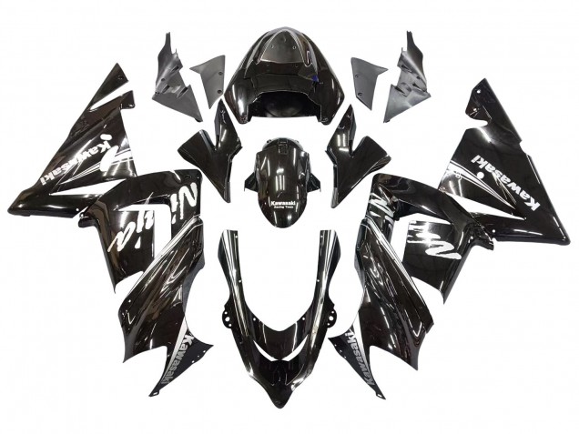 Mejores Carenados Moto Kawasaki ZX10R 2004-2005 - Negro Brillante Ninja