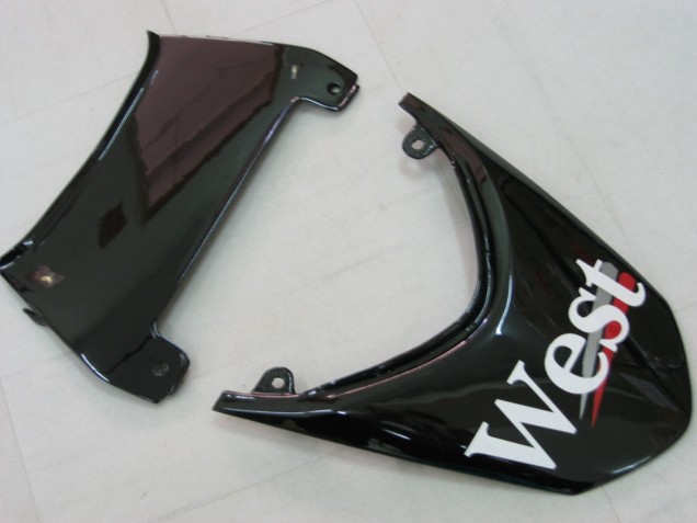 Mejores Carenados Moto Kawasaki ZX10R 2004-2005 - Blanco Negro West Ninja