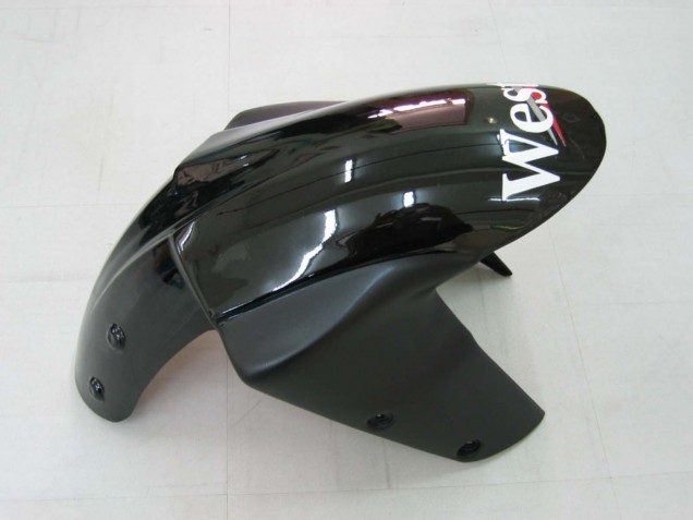 Mejores Carenados Moto Kawasaki ZX10R 2004-2005 - Blanco Negro West Ninja