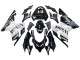 Mejores Carenados Moto Kawasaki ZX10R 2004-2005 - Blanco Negro West Ninja