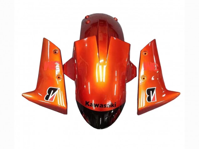 Mejores Carenados Moto Kawasaki ZX10R 2004-2005 - Burnt Naranja Negro Monstruo Elf