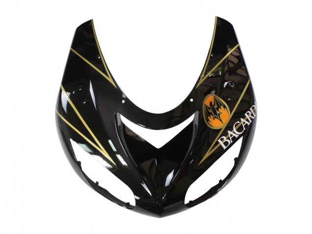 Mejores Carenados Moto Kawasaki ZX10R 2006-2007 - Negro Rojo Oro BACARDI