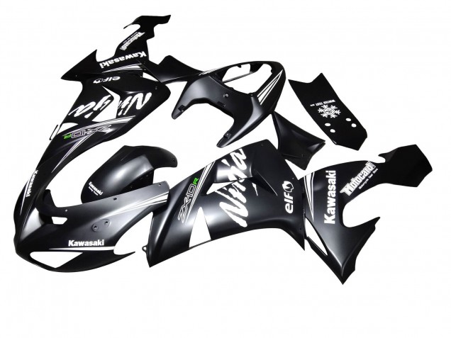 Mejores Carenado Moto Kawasaki ZX10R 2006-2007 - Negro Mate