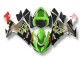 Mejores Carenados Moto Kawasaki ZX10R 2006-2007 - Verde Gris Rojo Negro Amarillo