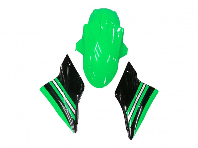 Mejores Kits Carenado Moto Kawasaki ZX10R 2006-2007 - Verde Blanco Negro