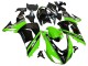Mejores Carenados Moto Kawasaki ZX10R 2006-2007 - Verde Negro Elf Touch4 3M