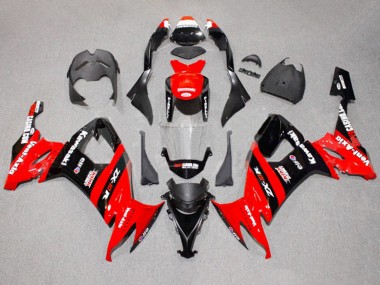 Mejores Carenados Moto Kawasaki ZX10R 2008-2010 - Rojo Negro Kick Elf
