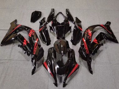 Mejores Carenados Moto Kawasaki ZX10R 2016-2020 - Negro Brillante Rojo