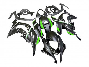 Mejores Carenados Moto Kawasaki ZX10R 2016-2020 - Negro Mate Verde Blanco Ninja