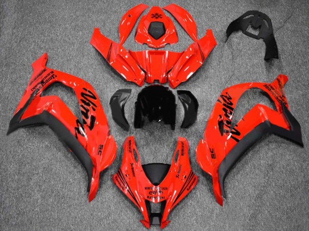 Mejores Carenados Moto Kawasaki ZX10R 2016-2020 - Rojo Negro
