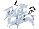 Mejores Carenados Moto Kawasaki ZX10R 2016-2020 - Blanco Oro Negro