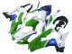 Mejores Carenados Moto Kawasaki ZX10R 2021-2025 - Blanco Verde Azul Negro