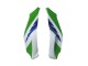 Mejores Carenados Moto Kawasaki ZX10R 2021-2025 - Blanco Verde Azul Negro