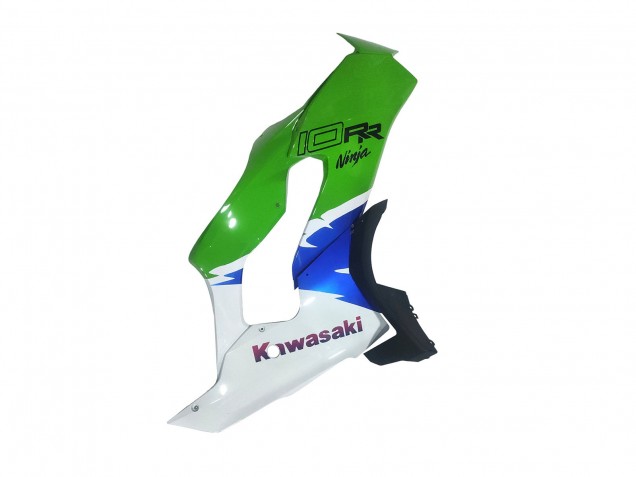 Mejores Carenados Moto Kawasaki ZX10R 2021-2025 - Blanco Verde Azul Negro