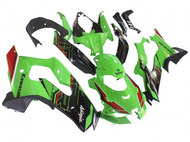 Mejores Carenados Moto Kawasaki ZX10R 2021-2025 - Verde Negro Rojo