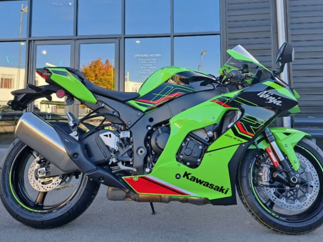 Mejores Carenados Moto Kawasaki ZX10R 2021-2025 - Verde Negro Rojo