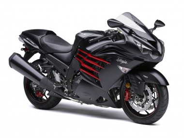 Mejores Carenados Moto Kawasaki ZX14R ZZR1400 2012-2024 - Negro Mate Rojo Blanco Ninja
