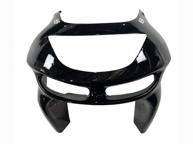 Mejores Carenados Moto Kawasaki ZX6R 1998-1999 - Negro Brillante Amarillo Elf Bridgestone