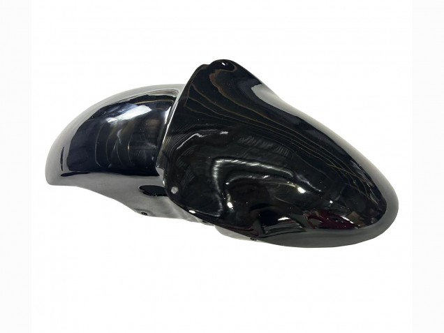 Mejores Carenados Moto Kawasaki ZX6R 1998-1999 - Negro Brillante Amarillo Elf Bridgestone