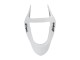 Mejores Carenados Moto Kawasaki ZX6R 2003-2004 - Blanco Negro Calcomanías