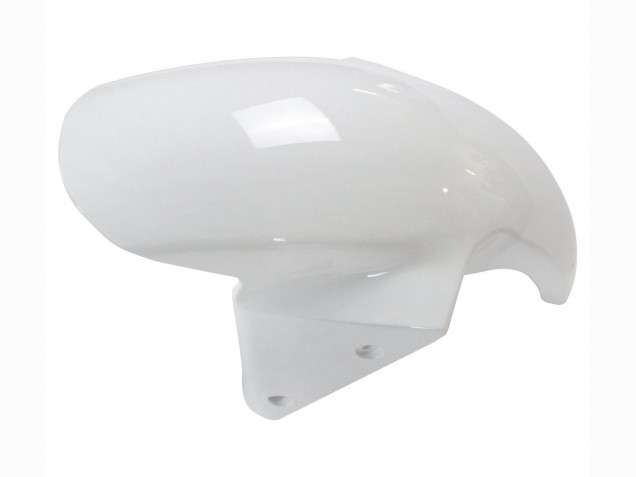 Mejores Carenados Moto Kawasaki ZX6R 2003-2004 - Blanco Negro Calcomanías