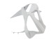 Mejores Carenados Moto Kawasaki ZX6R 2003-2004 - Blanco Negro Calcomanías