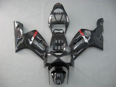 Mejores Carenados Moto Kawasaki ZX6R 2003-2004 - Negro Brillante