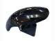 Mejores Carenados Moto Kawasaki ZX6R 2003-2004 - Negro Brillante Verde Llama