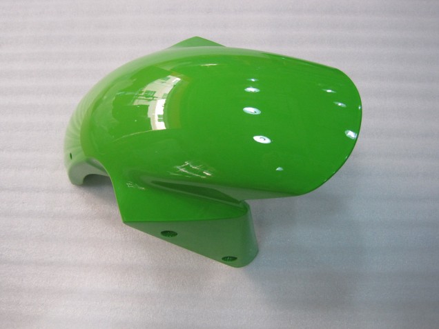 Mejores Carenados Moto Kawasaki ZX6R 2003-2004 - Verde Negro Elf Bridgestone