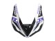 Mejores Carenados Moto Kawasaki ZX6R 2005-2006 - Blanco Púrpura Negro Rizoma Playboy DENSO