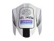 Mejores Carenados Moto Kawasaki ZX6R 2005-2006 - Blanco Púrpura Negro Rizoma Playboy DENSO