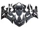 Mejores Carenados Moto Kawasaki ZX6R 2005-2006 - Gris Oscuro Negro