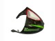 Mejores Carenados Moto Kawasaki ZX6R 2005-2006 - Negro Plata Verde Rojo K-26