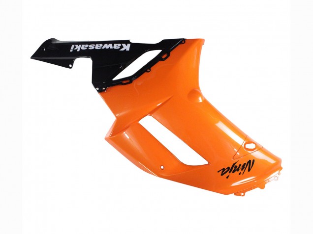 Mejores Carenados Moto Kawasaki ZX6R 2007-2008 - Naranja Negro Ninja